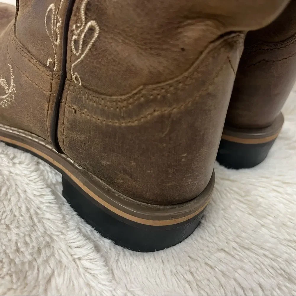 SMOKEY MOUNTAIN BOOTS /youth✨12.5regular✨Embroidered Brown Cowboy Boots. Unisex